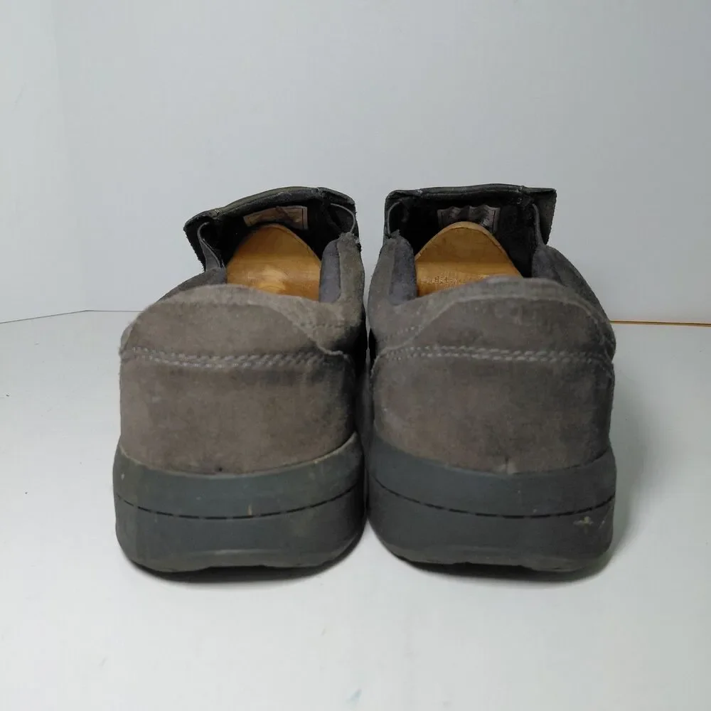 Merrell Berner Moc Shoes Mens Size 12 Gray Leather Slip On Comfort Casual